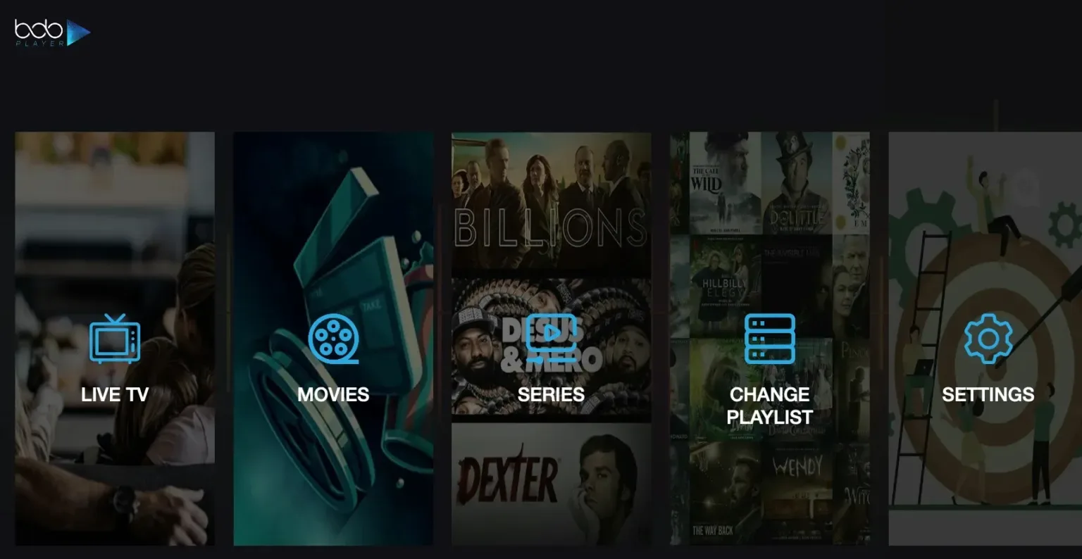 bob player rodando em smart tv samsung